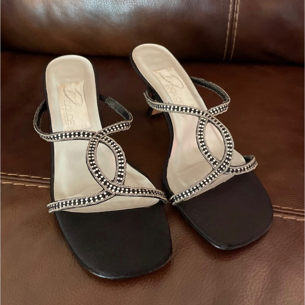 DOLCE By Pierre Crystal kitten Sandal 8.5